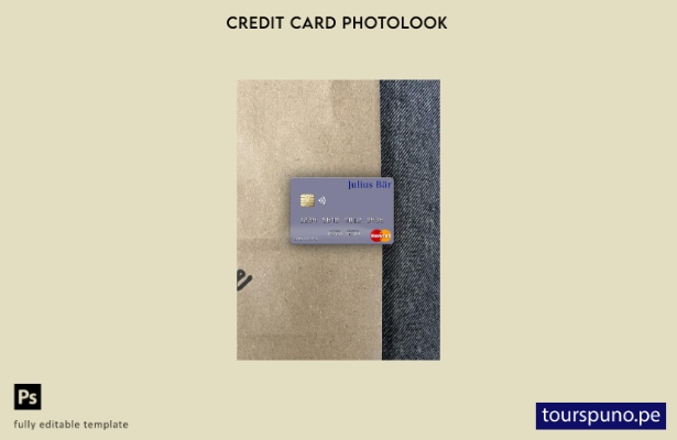 listo para imprimir Mónaco Julius Bär & Co. AG Bank mastercard photolook plantil